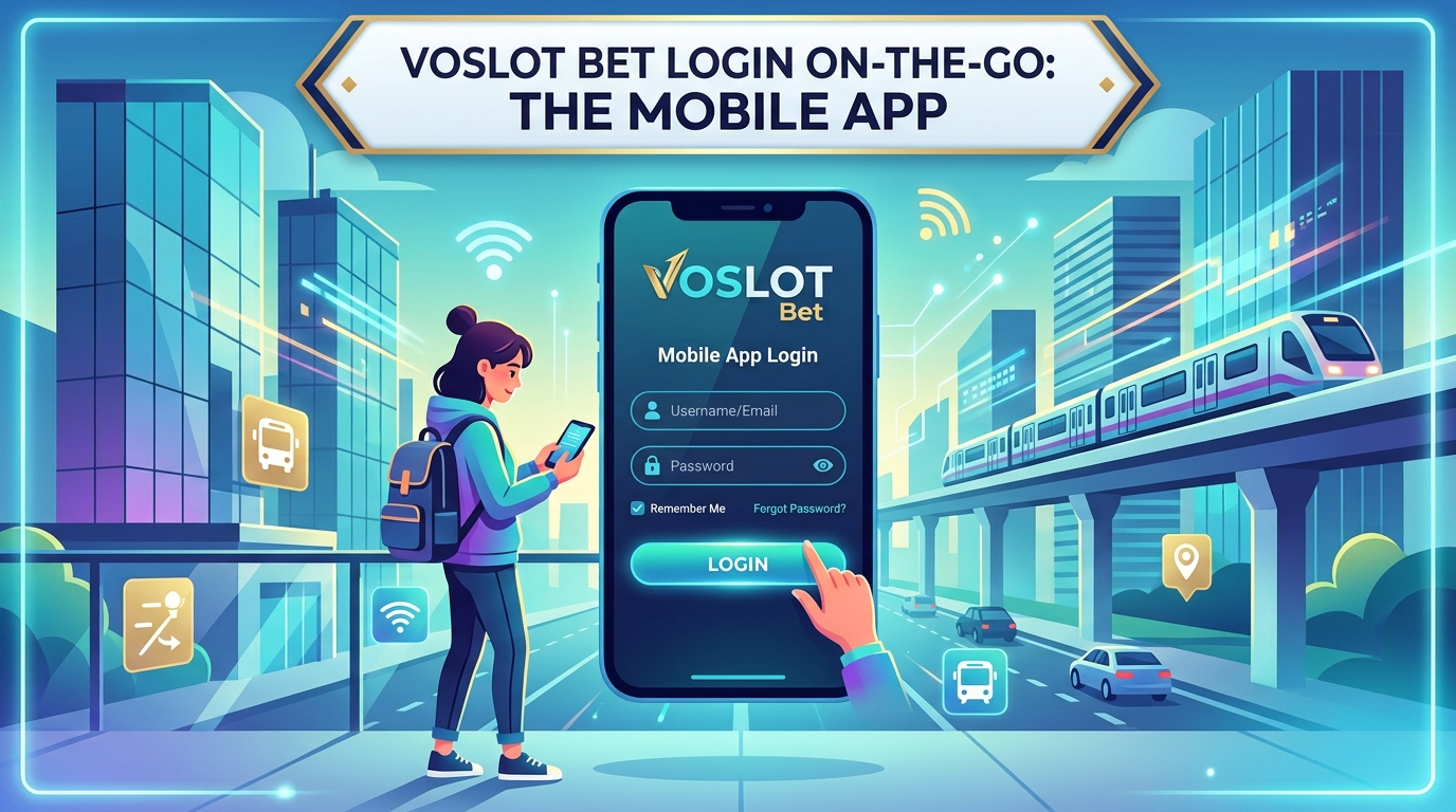 VOSLOT Bet Login On-the-Go: The Mobile App
